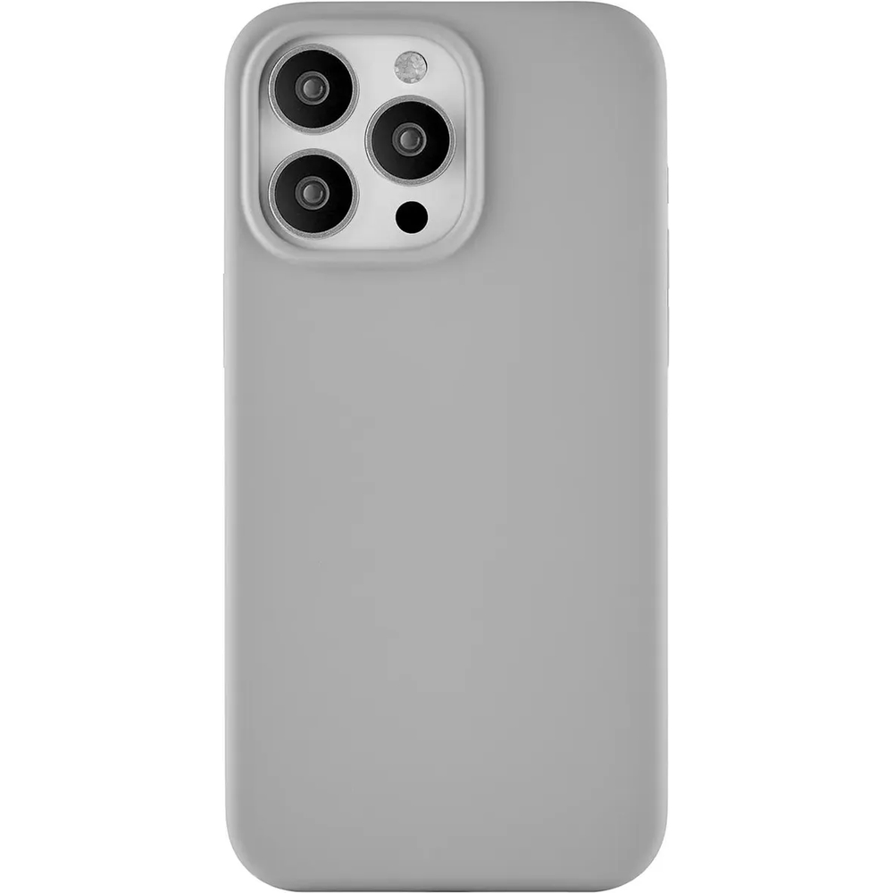 CS279MG67PTH-I23M Чехол защитный uBear Touch Mag Case, iPhone 15 Pro Max, MagSafe, силикон, cерый